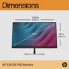 my-11134207-7rasa-m0fm8h97cbvf25.webp HP E24 G5 23.8 inch FHD Monitor